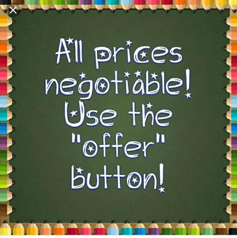 All prices are NEGOTIABLE !
